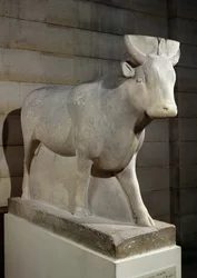 O touro Ápis, do Serapeu, Mênfis